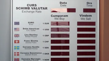 Curs valutar BNR 23 ianuarie 2020. Românii au crezut că s-a stricat panoul. Câți lei costă azi 1 euro