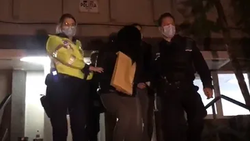 Agresoarea designerului Cristina Joia a fost reținută de polițiști | VIDEO