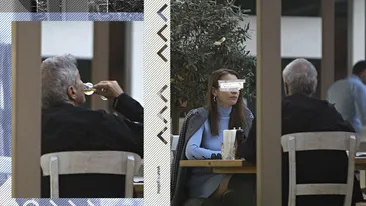 S-a așezat cu o șatenă la masă și a „vrăjit-o” la un pahar. Dan Bittman nu se dezice!