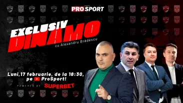 „EXCLUSIV DINAMO” vine cu primele imagini cu noul stadion! Ionuț Lupescu, legenda alb-roșie, Ionuț Popa, președintele CS Dinamo, și jurnalistul Cătălin Mureșanu, în studio LIVE de la ora 18.30