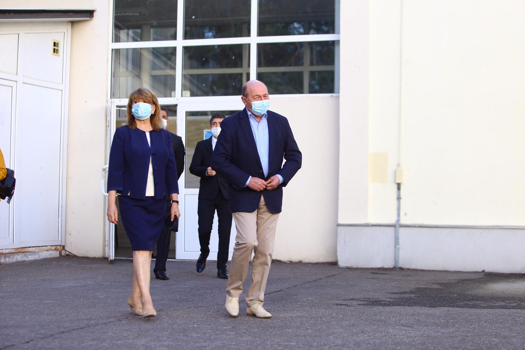 FOTO | Traian Băsescu a votat la alegerile locale. Ce i-a sfătuit pe bucureșteni