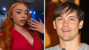 Adevărul despre imaginile cu Ice Spice și Tobey Maguire, după ce au părut că se sărută la o petrecere