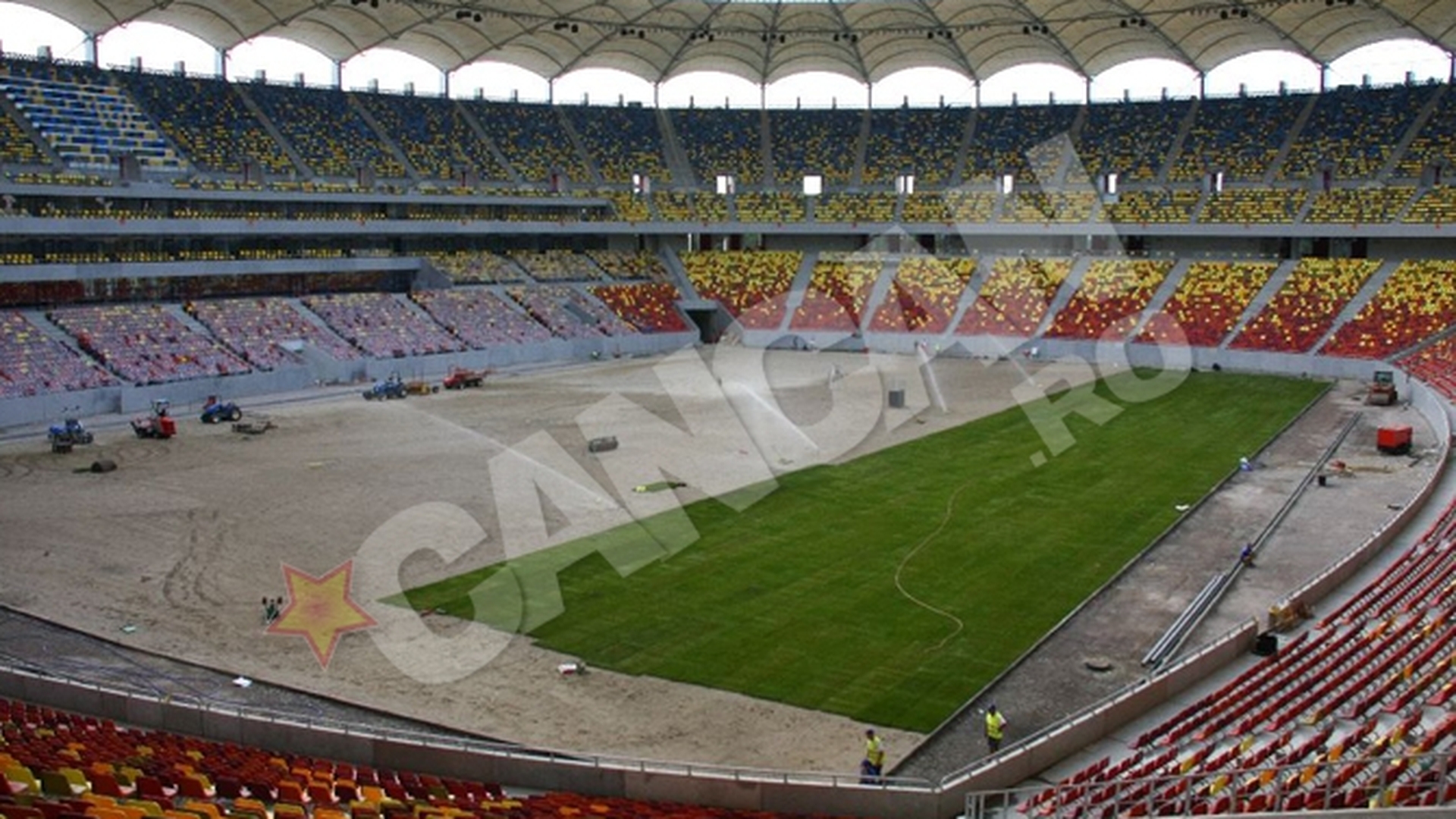 Sorin Oprescu invita bucurestenii la "noaptea alba" pe National Arena! Lucrarile au luat sfarsit!
