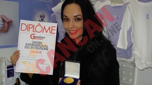 Andreea Marin a luat Medalia de Aur la Salonul de Inventii de la Geneva!