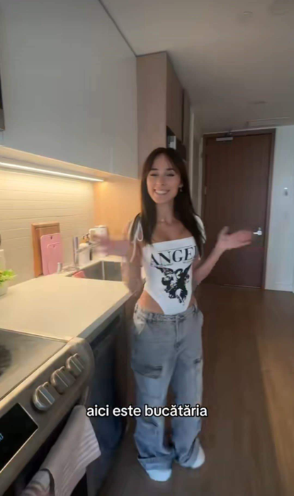 Cum arată apartamentul din Los Angeles al Andrei Gogan / Foto: Captură Video TikTok