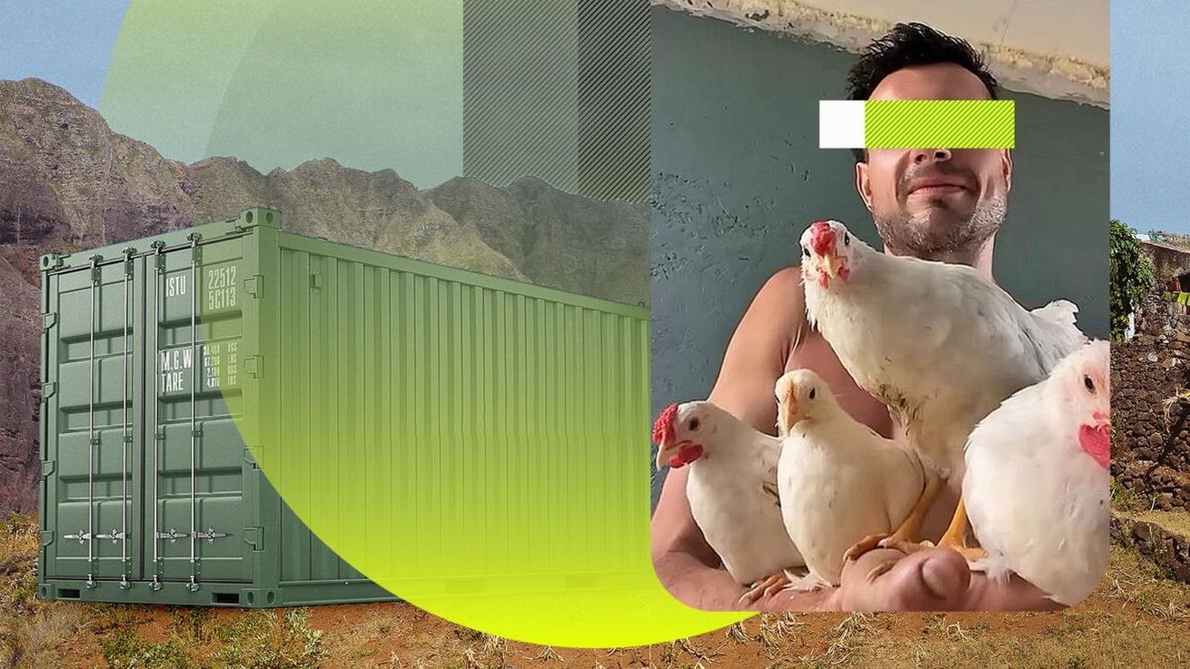 Povestea fascinantă a unui actor român care doarme într-un container și crește păsări în Tenerife! Acum se pregătește să înfrunte cele mai mari ispite la Tempting Fortune!  ”Locuiesc undeva pe câmp, am o grădină și niște găini”