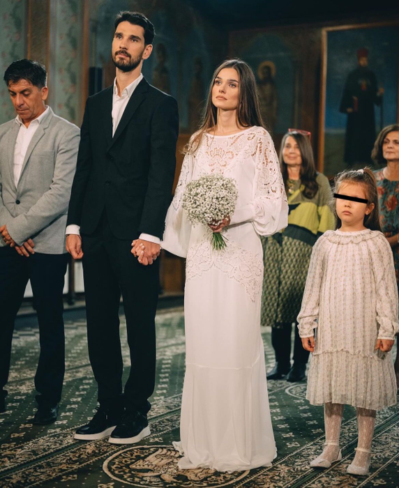 Ce a putut să facă Smaranda la nunta lui Theo Rose cu Anghel Damian. Foto: Instagram / Codin Maticiuc