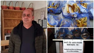 Ți se face pielea de găină! Gestul emoționant făcut zilnic de George pentru nevoiași: “Dacă îţi este foame, servește-te!”