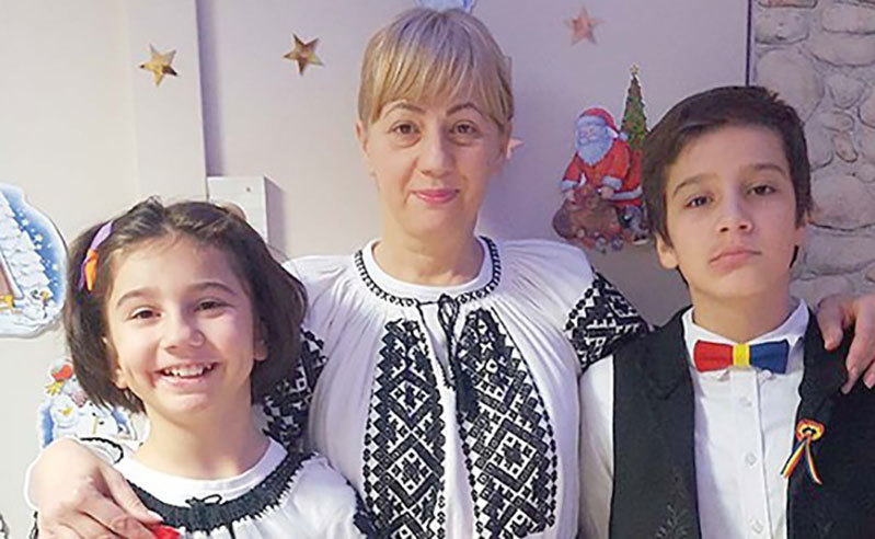 Dana Rotariu este foarte mândră de copiii ei