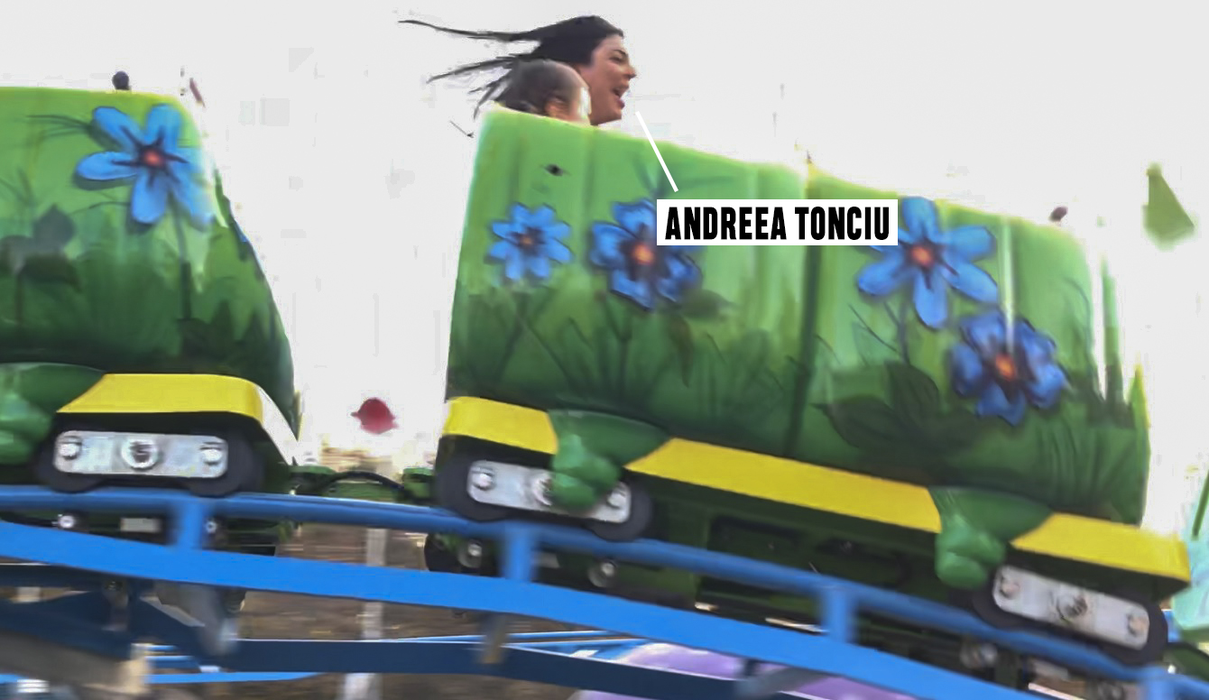 Andreea Tonciu și fiica ei