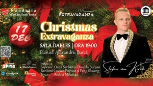 Stele ale operei se alătură tenorului Ştefan von Korch în concertul “Christmas Extravaganza” la Sala Dalles