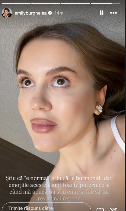 Emily în lacrimi/Foto: Instagram