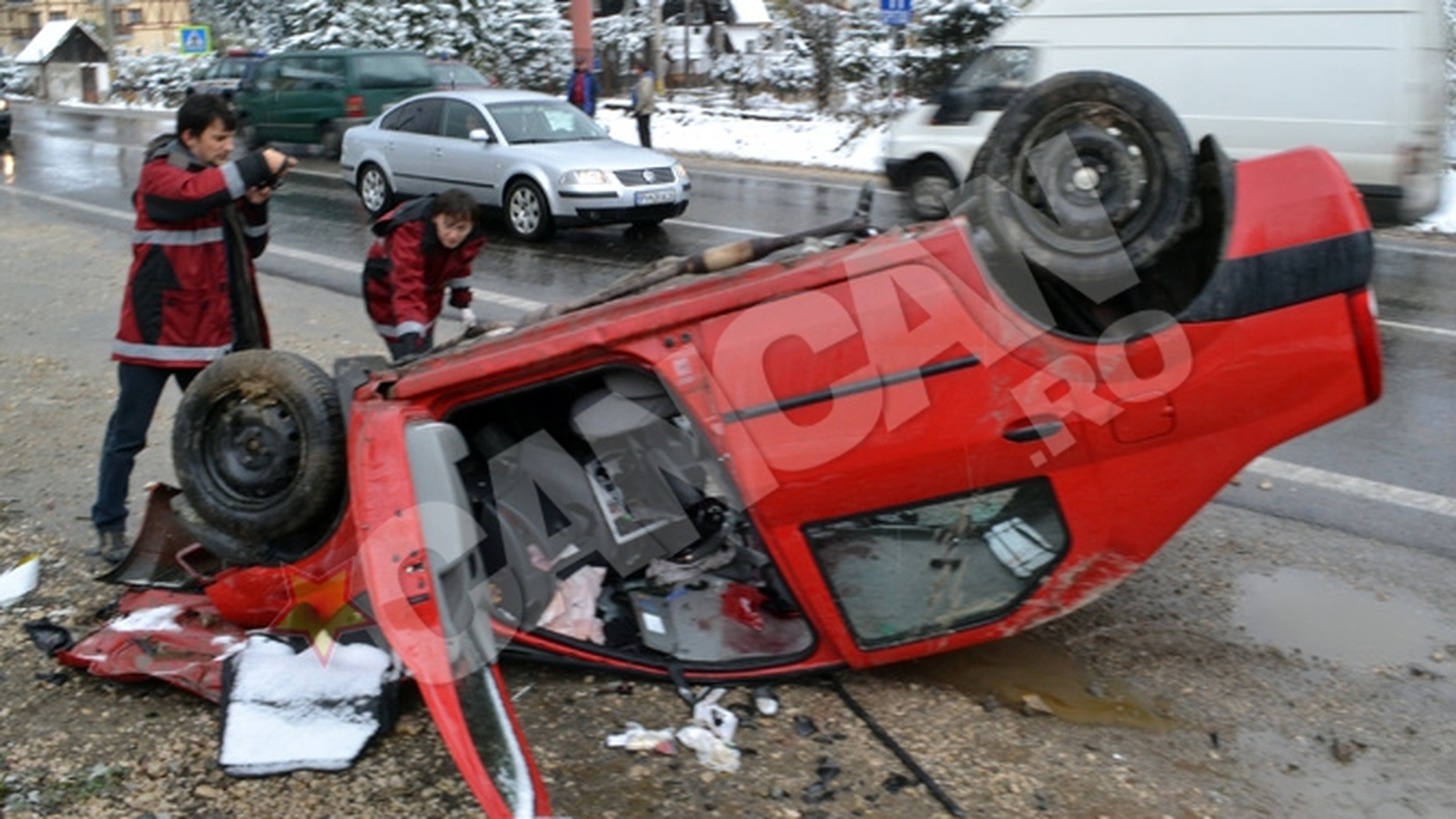 Fosta sotie a barbatului care se afla in coma dupa ce a fost implicat in accidentul provocat de Huidu! "Totul depinde de Dumnezeu! Din ce mi-au spus medicii, accidentul a fost unul foarte grav!"