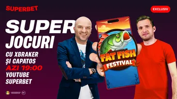 (P) SuperJocurile, live astăzi de la 19:00 pe YouTube Superbet cu Xbraker și Capatos!  Surpriza ediției: doar sloturi exclusive