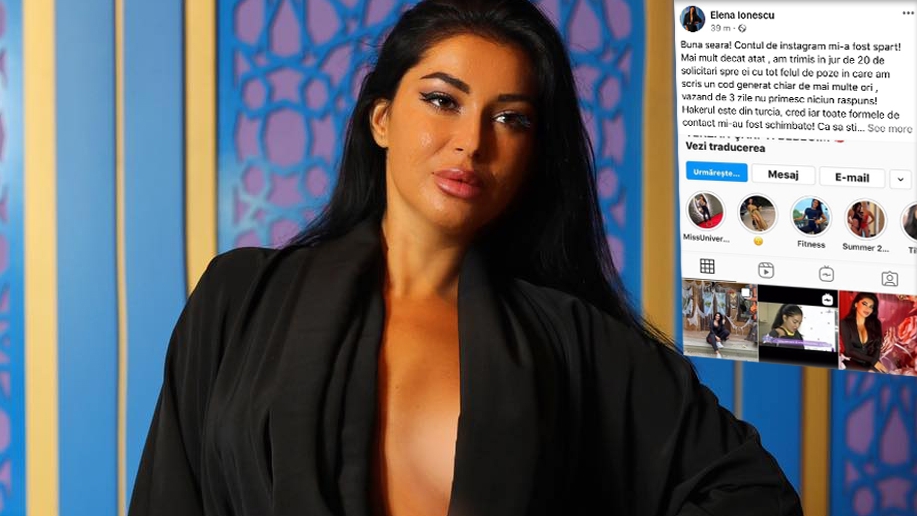 Elena Ionescu, apel disperat după ce i-a fost spart contul de Instagram: “Hackerul mă șantajează în acest moment! Dacă aveți ceva soluții, le aștept pe privat”