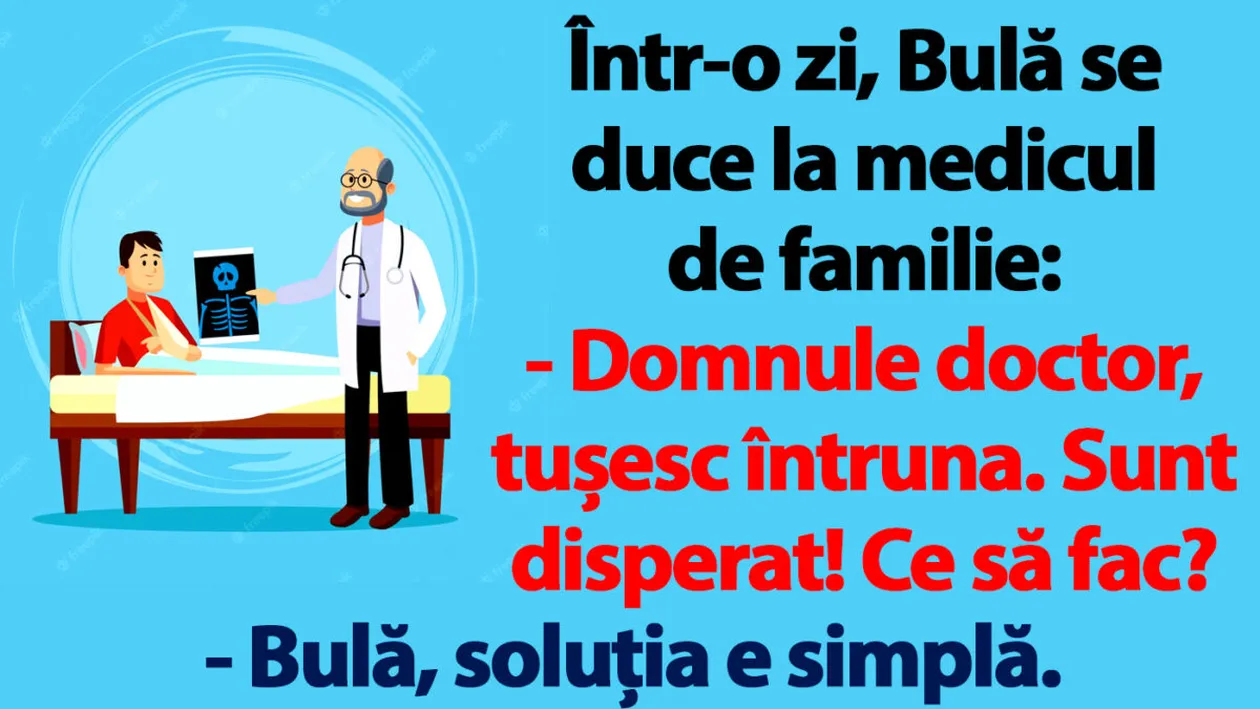 BANC | Bulă se duce la medicul de familie