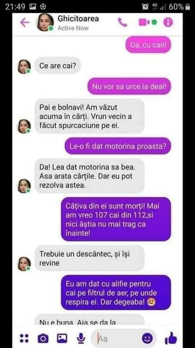 Râzi cu lacrimi! Discuţia cu Ghicitoarea Ariela a devenit virală: „Am înţeles că puteţi ghici”