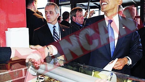 Prajituri gratis pentru fiicele lui Obama