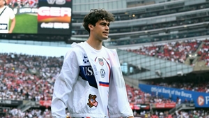 Soția lui Gio Reyna este însărcinată! Fotbalistul a făcut anunțul într-un mod inedit, pe teren
