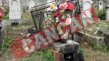 Mormantul uneia dintre victimele Macelarului din Brasov, profanat