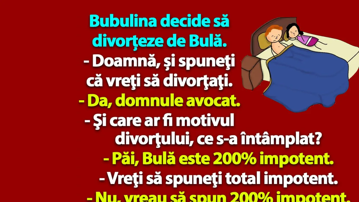 BANC | Bulă este 200% impotent!