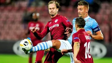 Lazio - CFR Cluj: Ardelenii, cu șanse mici la pariuri! VEZI AICI cotele disputei de joi!