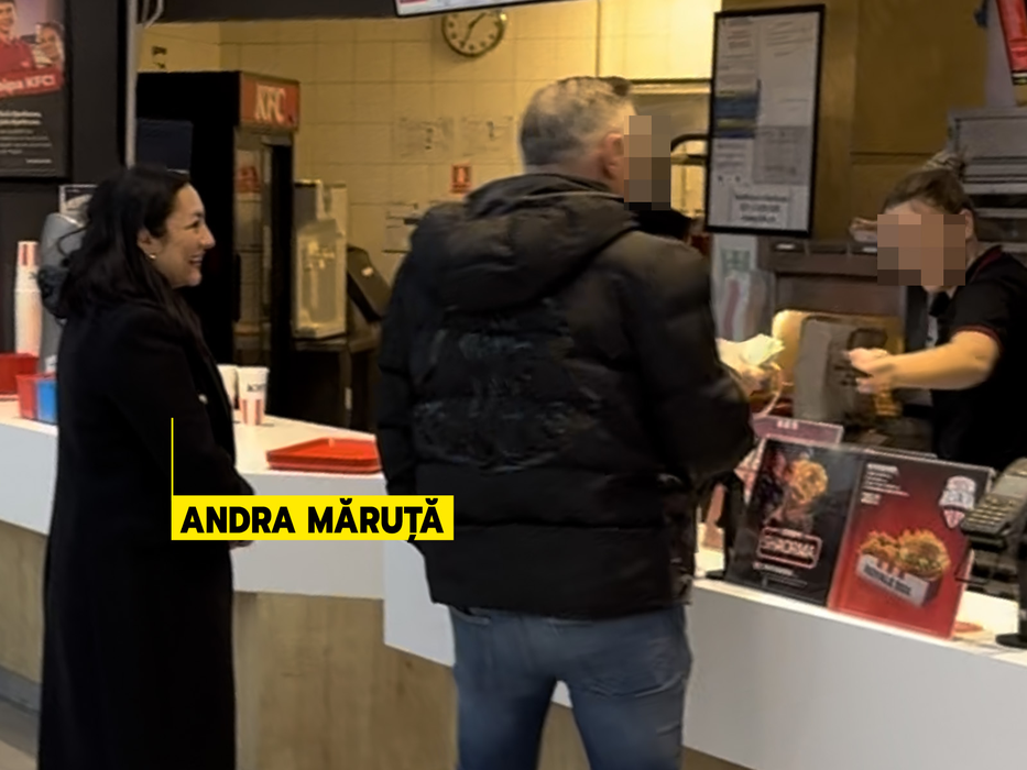 A mers după mâncare la KFC / (Sursa: CANCAN.RO)