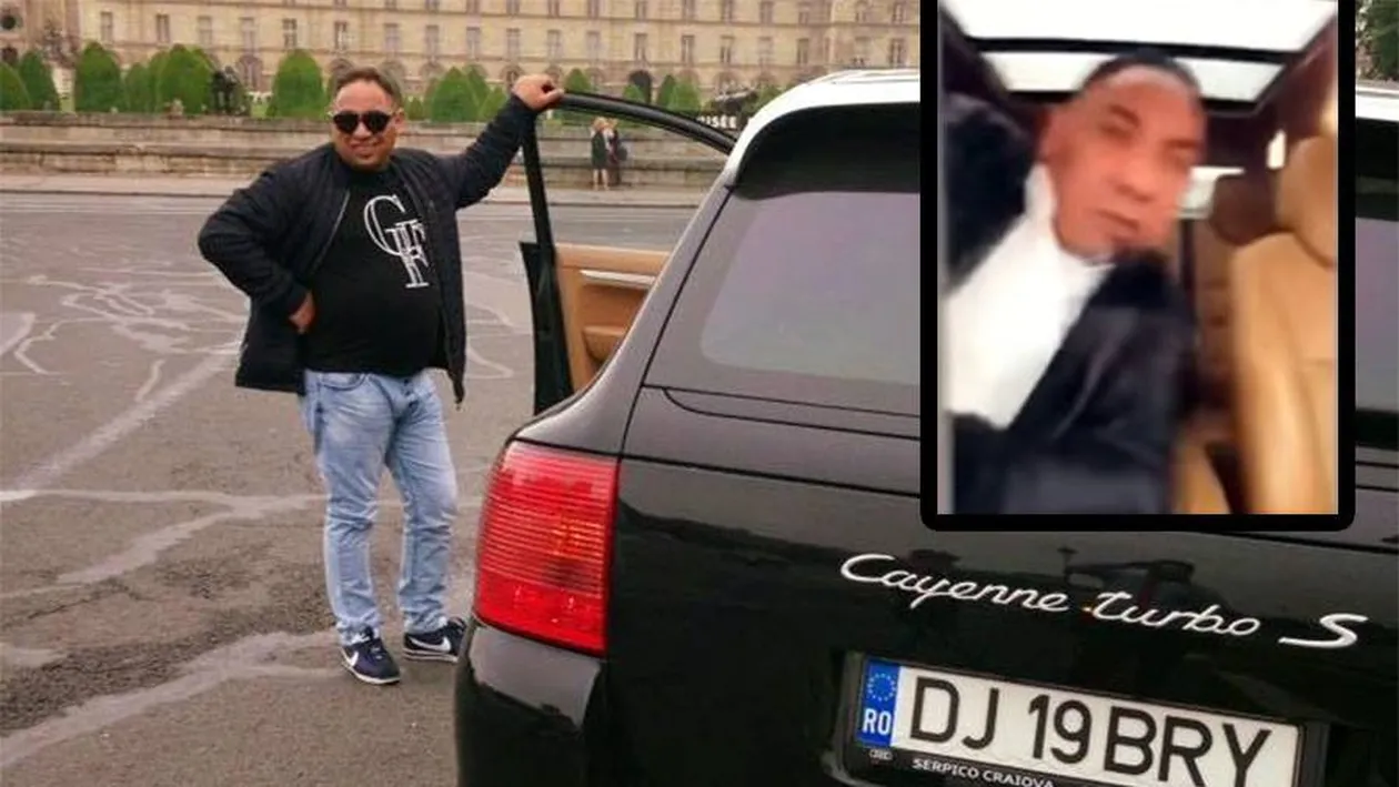 Momentul in care interlopul Briceag moare intr-un accident rutier, in propriul Porsche Cayenne! Facea LIVE pe Facebook! VIDEO