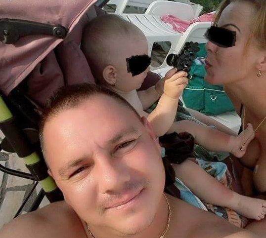 Polițistul, alături de familie