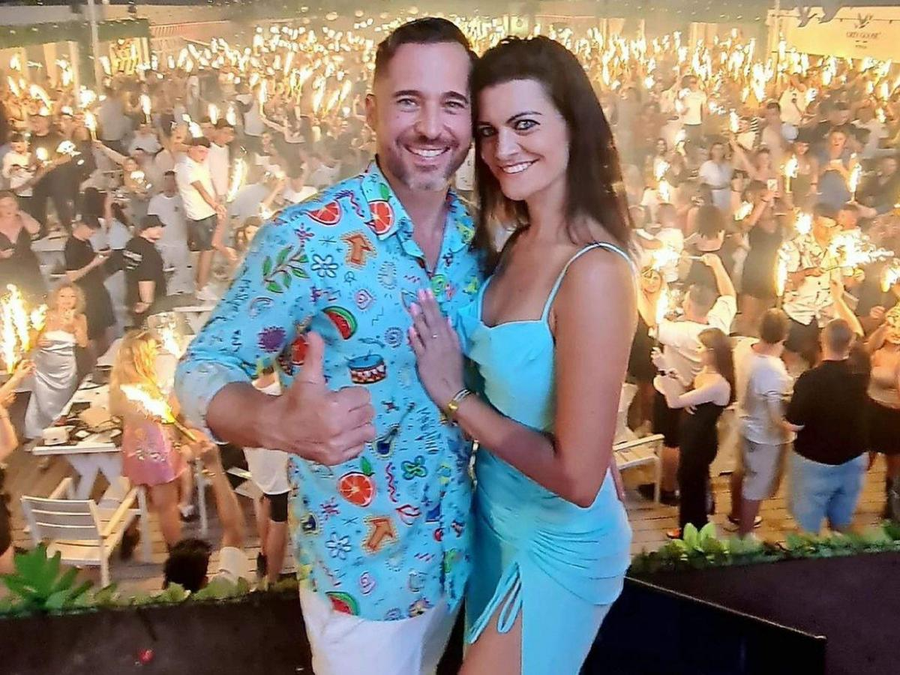 Dinu Maxer si iubita, Magdalena Chihaia