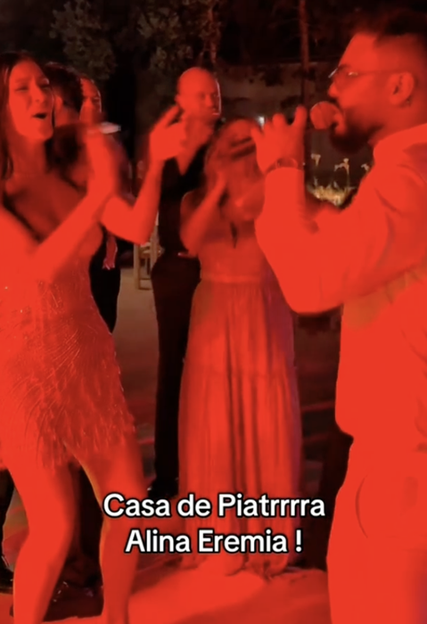 Alina Eremia s-a distrat pe manele la nunta cu Edy Barbu! Ce artist celebru a întreținut atmosfera