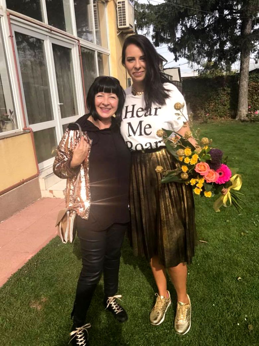 Neti Sandu și nepoata sa, Alice Kapelovies