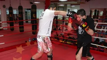 El este sacul de box al campionului Daniel Ghita