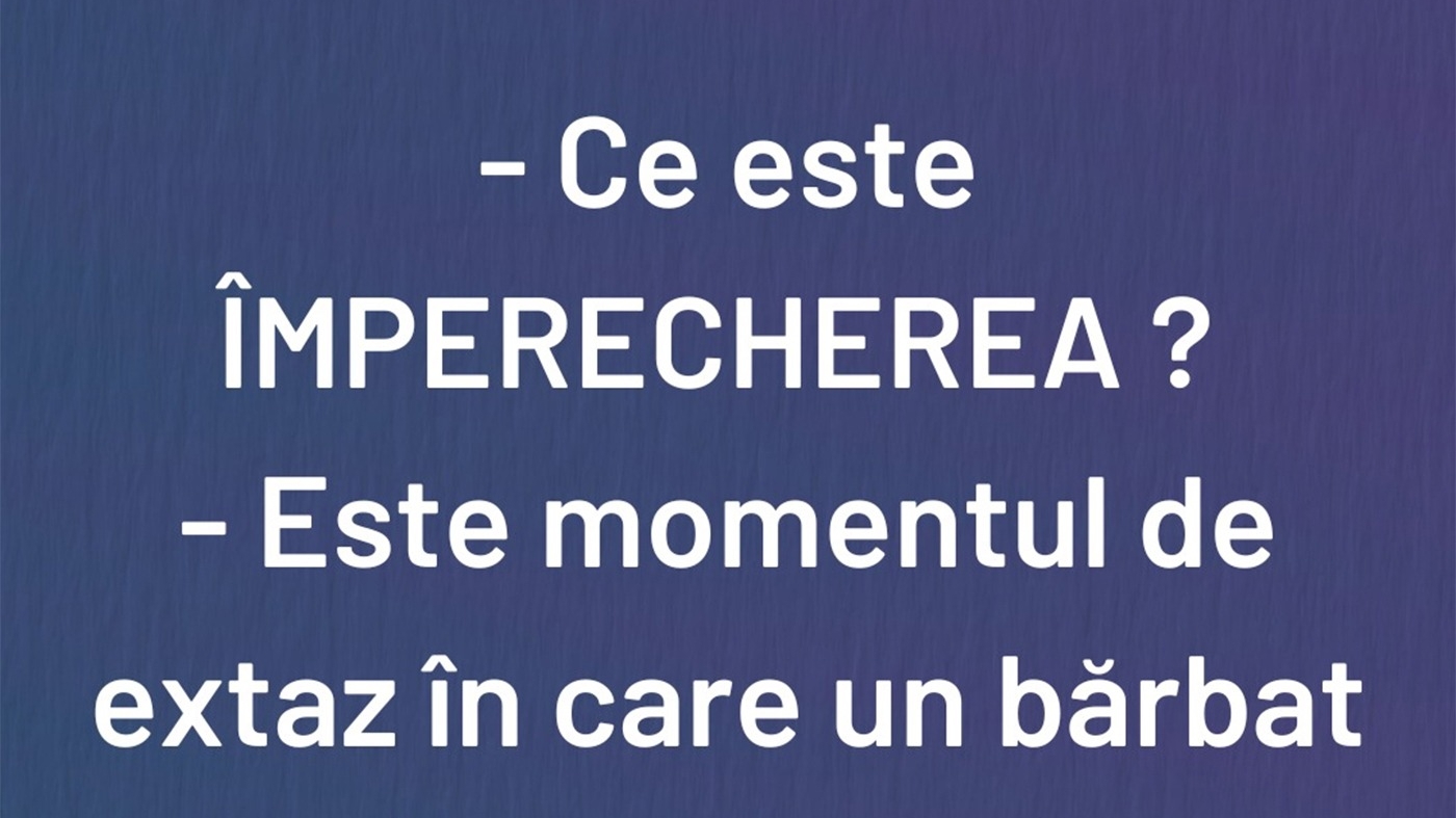 BANC | Cea mai corectă definiție a împerecherii