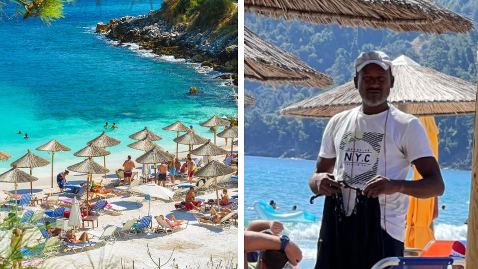 Ce a păţit un român, după ce s-a întâlnit cu bărbatul din imagine pe o plajă din Thassos: "Aveţi grijă la acest individ"