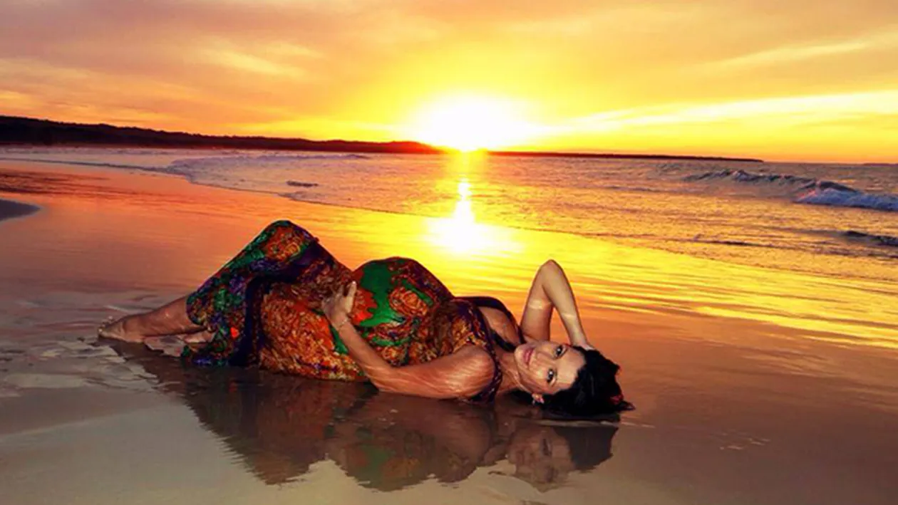 Fotografiile au iesit abia acum la iveala! Cum arata de fapt Celia, inainte sa nasca! A tinut totul ascuns! Wow!