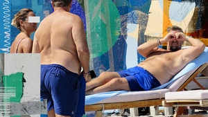 Imagini rare cu Horia Brenciu, la plajă