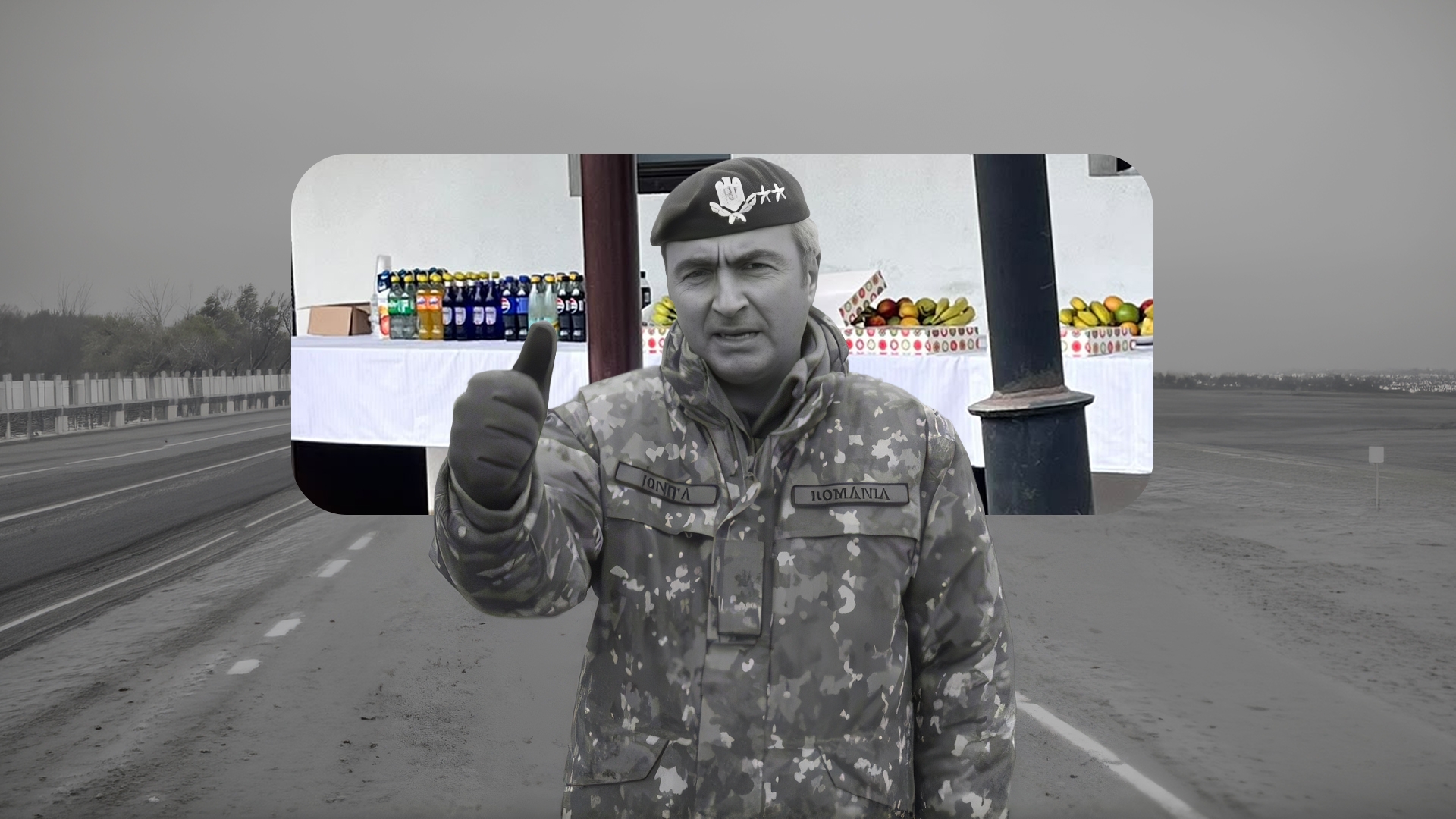 Ce a pus familia la intrarea în capelă, la priveghiul generalului Dorin Ioniță. Avem imaginile
