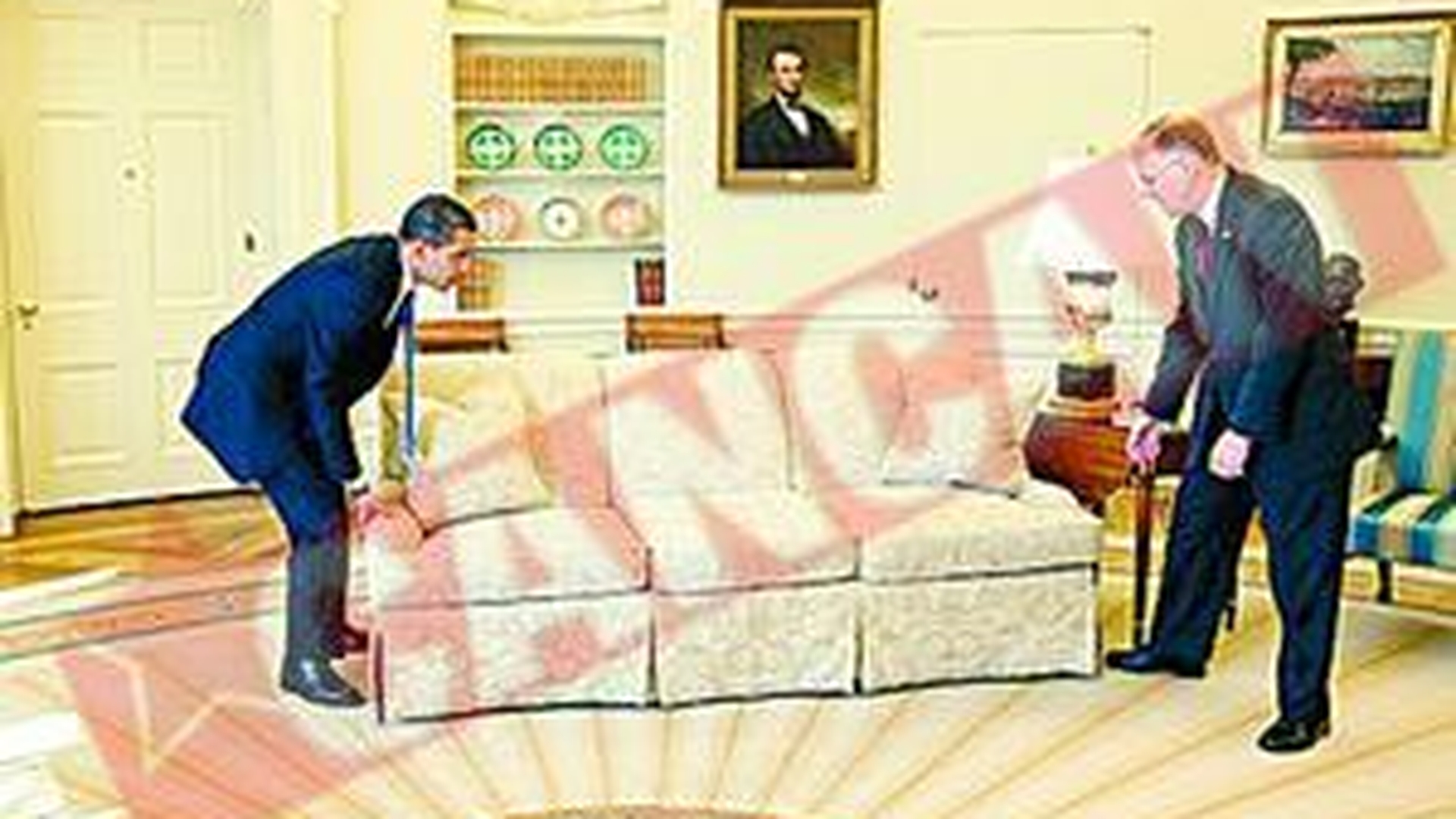 Obama muta canapelele la Casa Alba