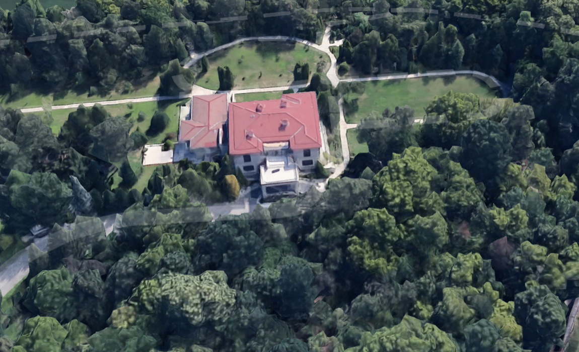 Vila în care locuieşte preşedintele Iohannis