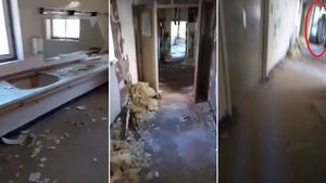 Înregistrarea care a șocat milioane de oameni. O fantomă a fost filmată într-un spital de boli psihice abandonat | VIDEO