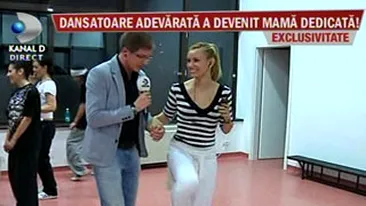 VIDEO Oana Ionita danseaza in fiecare seara! Se mentine in forma si se si distreaza pe masura!