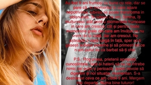 Gestul făcut de Simina cu câteva ore înainte ca What's Up să anunțe oficial despărțirea. Luna aceasta ar fi aniversat 3 ani de la nuntă