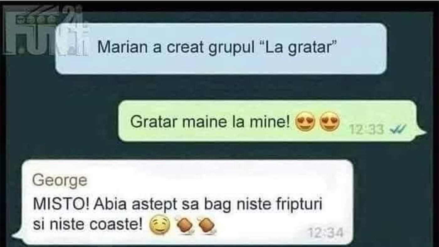 BANCUL ZILEI | Grătarul lui Marian