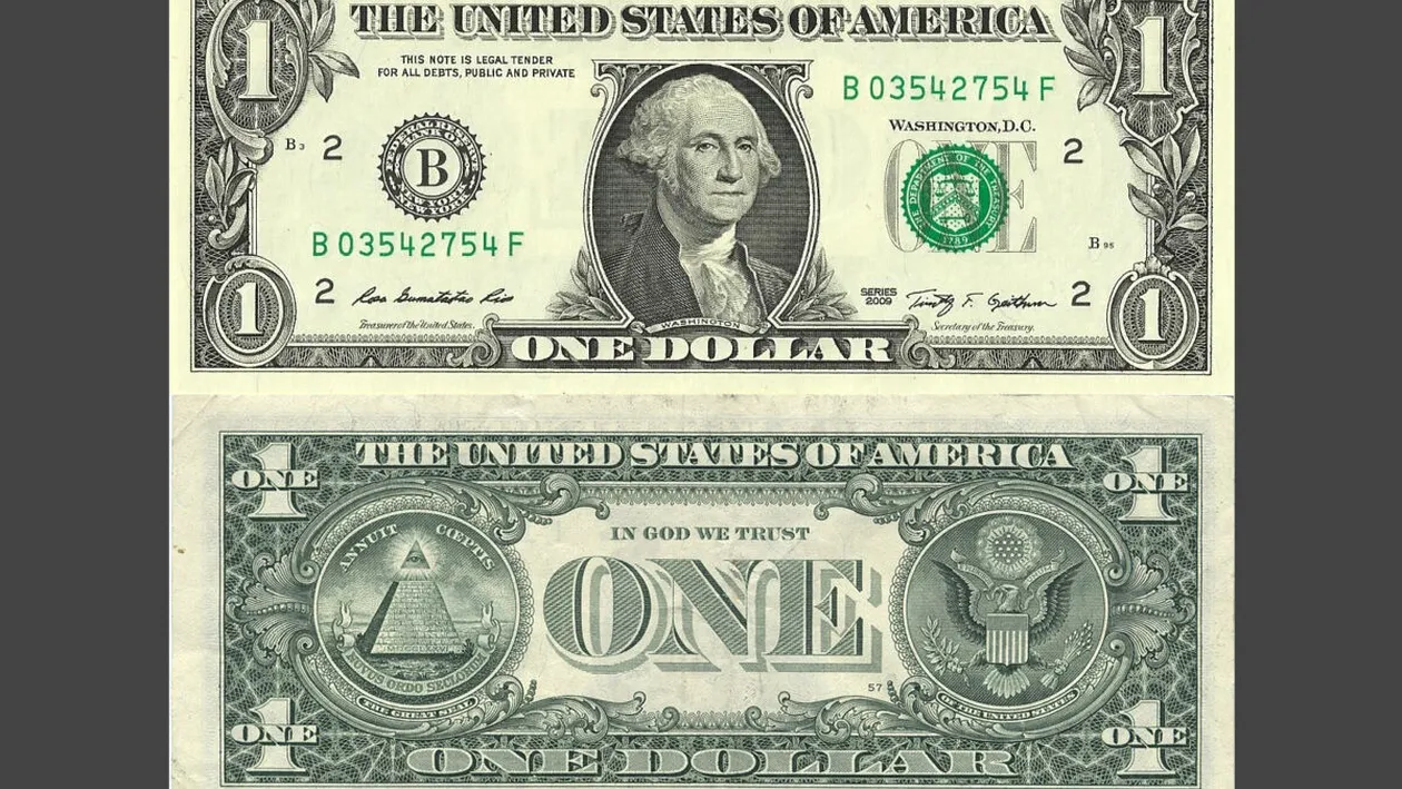 Ce ascund, de fapt, simbolurile de pe bancnota de 1 dolar. Mai puțină conspirație, mai multă istorie