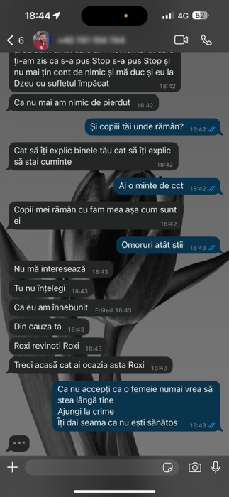 Schimbul de replici dintre Gabriel Botez si Roxana