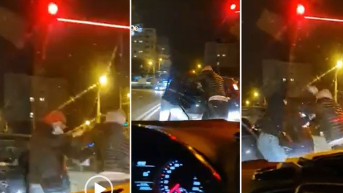Doi șoferi din Iași s-au bătut în trafic ca-n ringul de box. Imaginile violente au fost filmate de un martor | FOTO