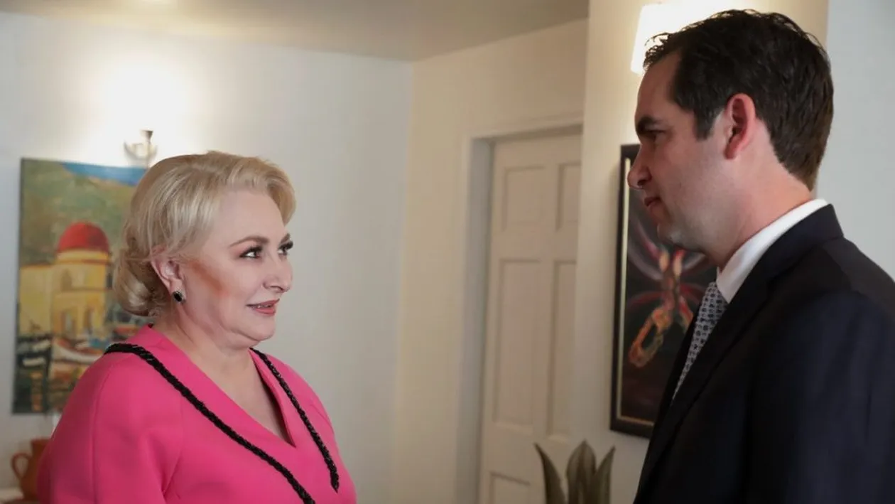 Viorica Dăncilă, întrevedere cu Steven Fulop, primarul orașului Jersey City. Ce s-a discutat