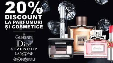 20% reduceri la PARFUMERIA.RO doar miercuri!!!