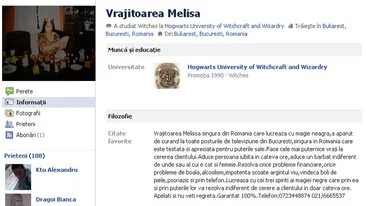 Caterinca maxima! Vrajitoarea Melissa, colega de facultate cu Harry Potter! Au jucat vajhat impreuna?!